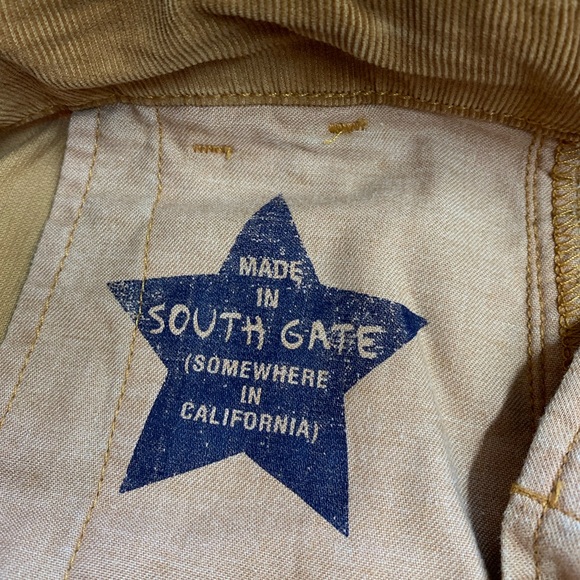 Like-new Adriano Goldschmied Caramel Corduroy Everett Trouser Bootcut - Picture 1 of 12